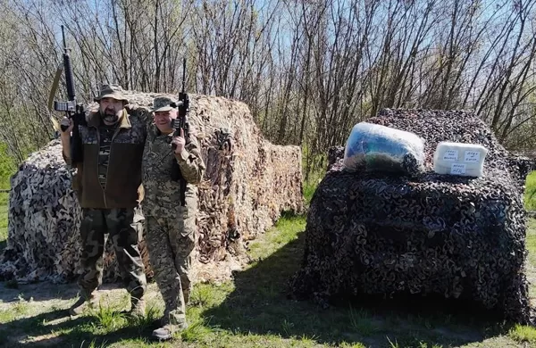 Su linkėjimais iš Ukrainos Ričis ir Diedas